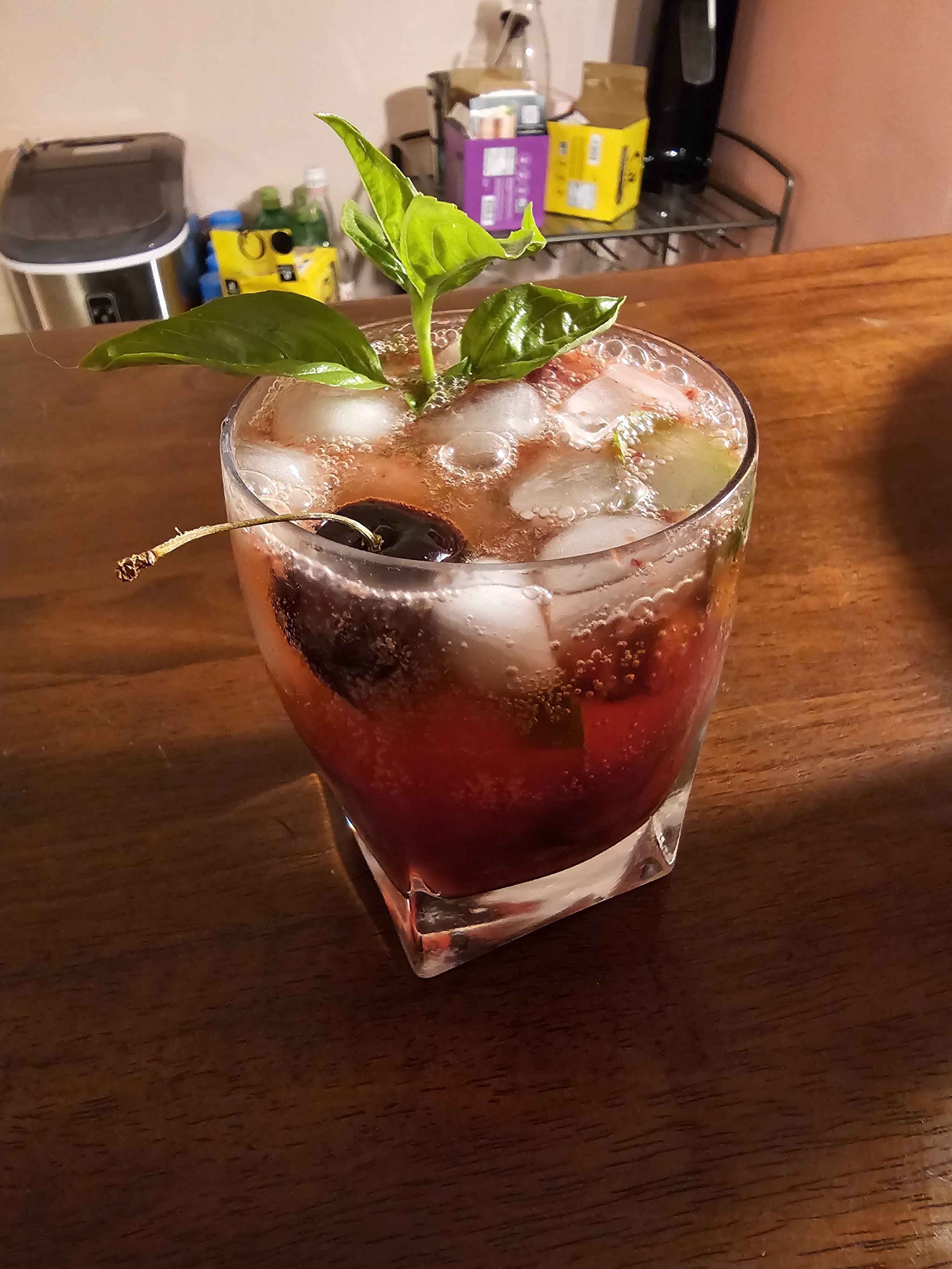 Cherry Basil Smash