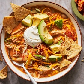 Creamy Gochujang White Chicken Chili