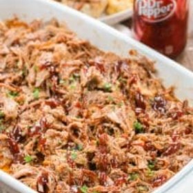 Dr. Pepper Crock Pot Pulled Pork