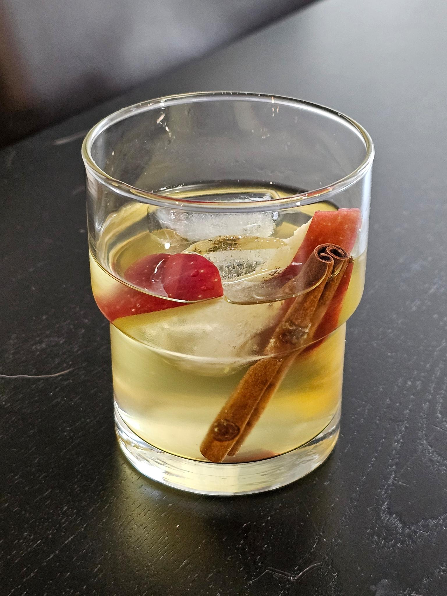 Apple Bourbon Milk Punch